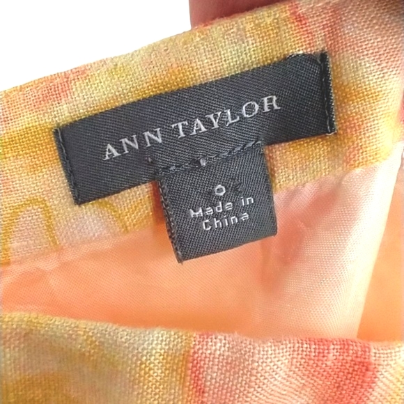 Ann Taylor Linen SunDress - Sz 0 - Picture 11 of 14